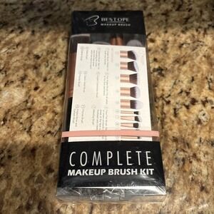 NEW Bestope 16 PCs Makeup Brush Set 5 Basic Big Brushes & 11 Smaller Precision